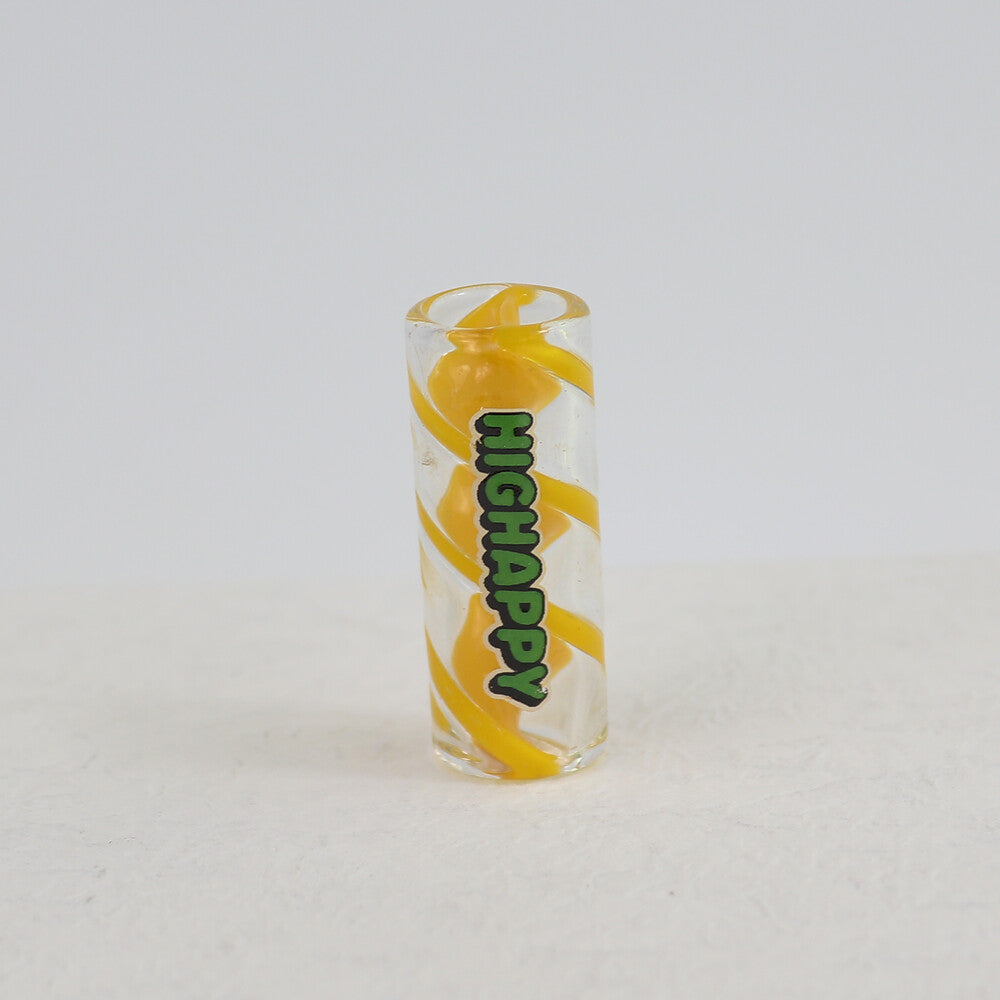 Glasfilter Gewirbelt 12x30mm Gelb 18er Gebinde