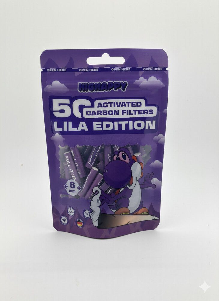 Activated Carbon Filters 50stk Lila Edition 10er Gebinde
