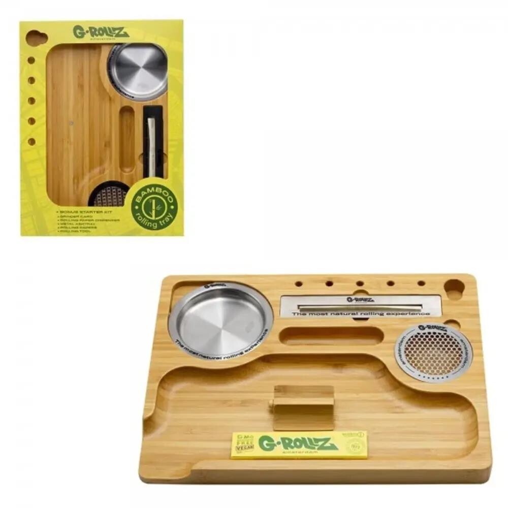 Bamboo Tray Mixer 28.5x21.5cm  5er Gebinde