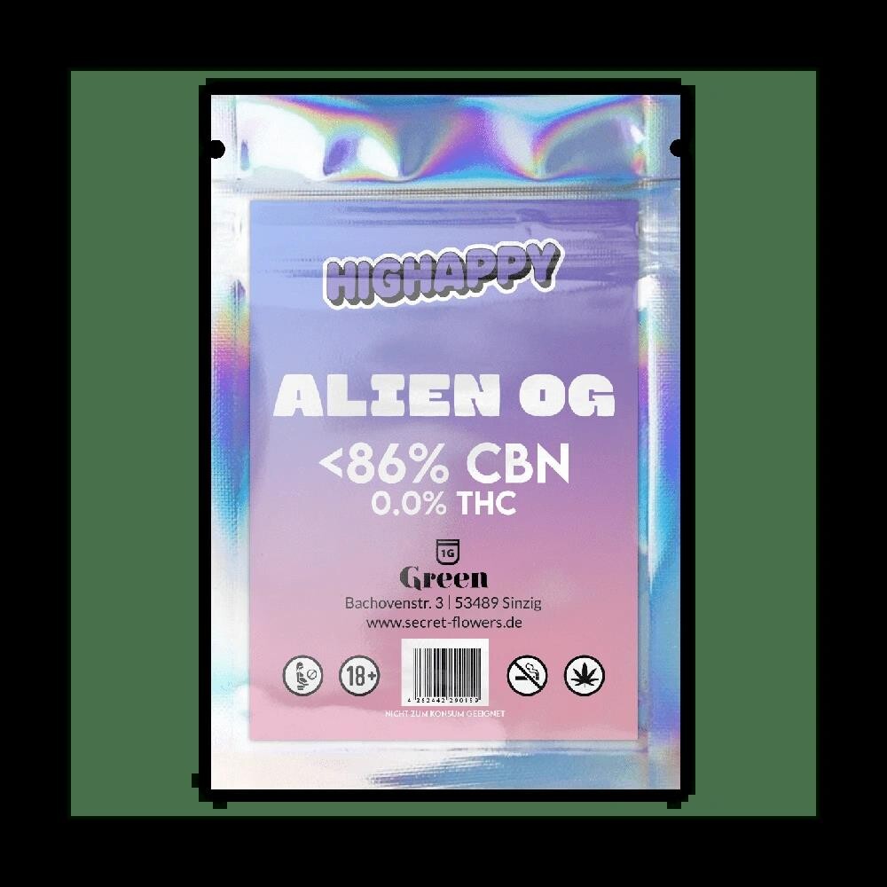Alien OG CBN Blüten 1g 10er Gebinde