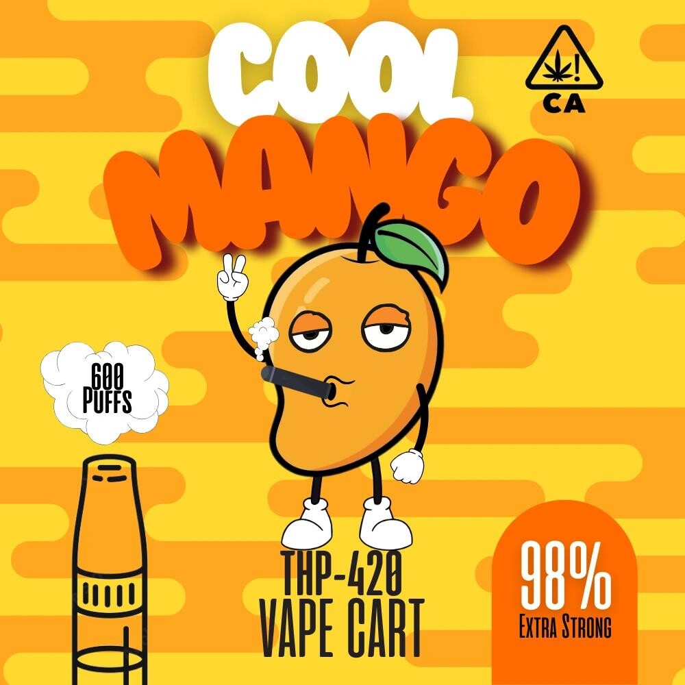 Cool Mango THP420 Vape Carts  5er Gebinde