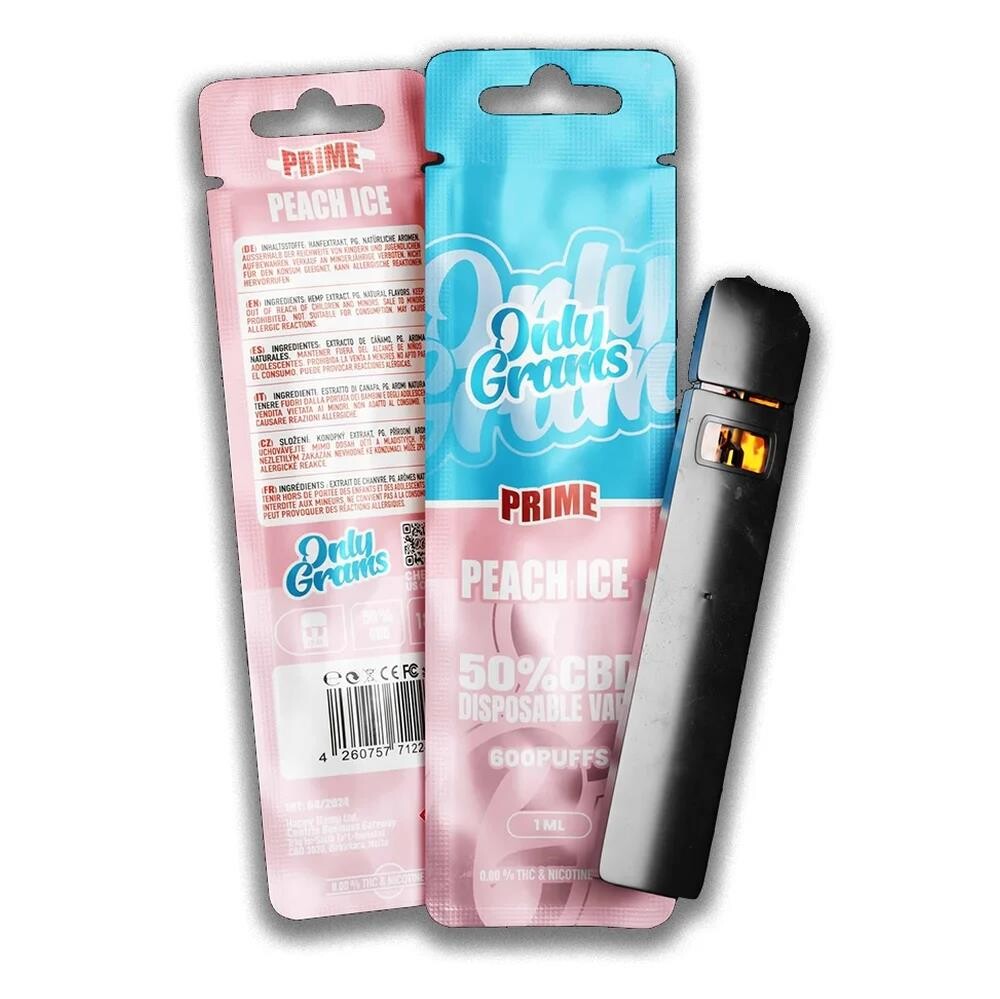 Peach Ice Prime 50% CBD 5er Gebinde