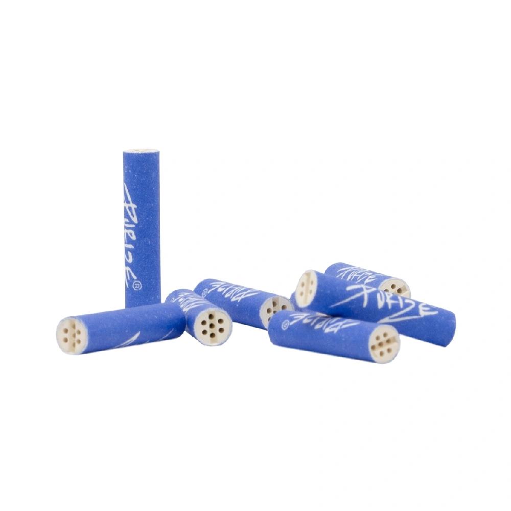 Aktivkohlefilter 6mm Blue 100 Stück + Upcycling Glas 10er Gebinde