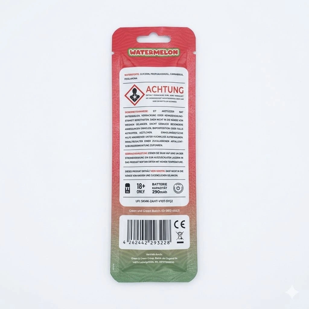 Watermelon Superior 96% blend Vape Sativa