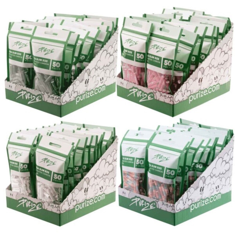 Aktivkohlefilter Xtra Slim Size 6mm 50er Pack 20er Gebinde