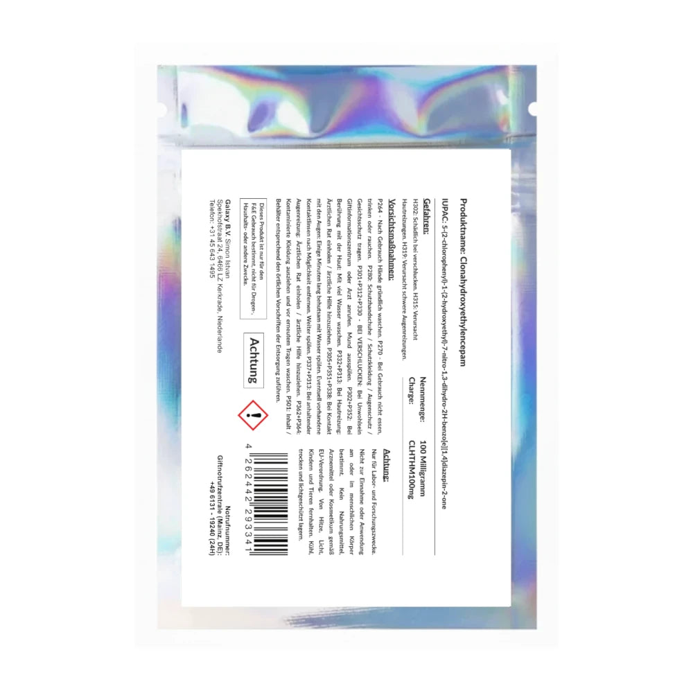 Clonahydroxyethylencepam 100mg