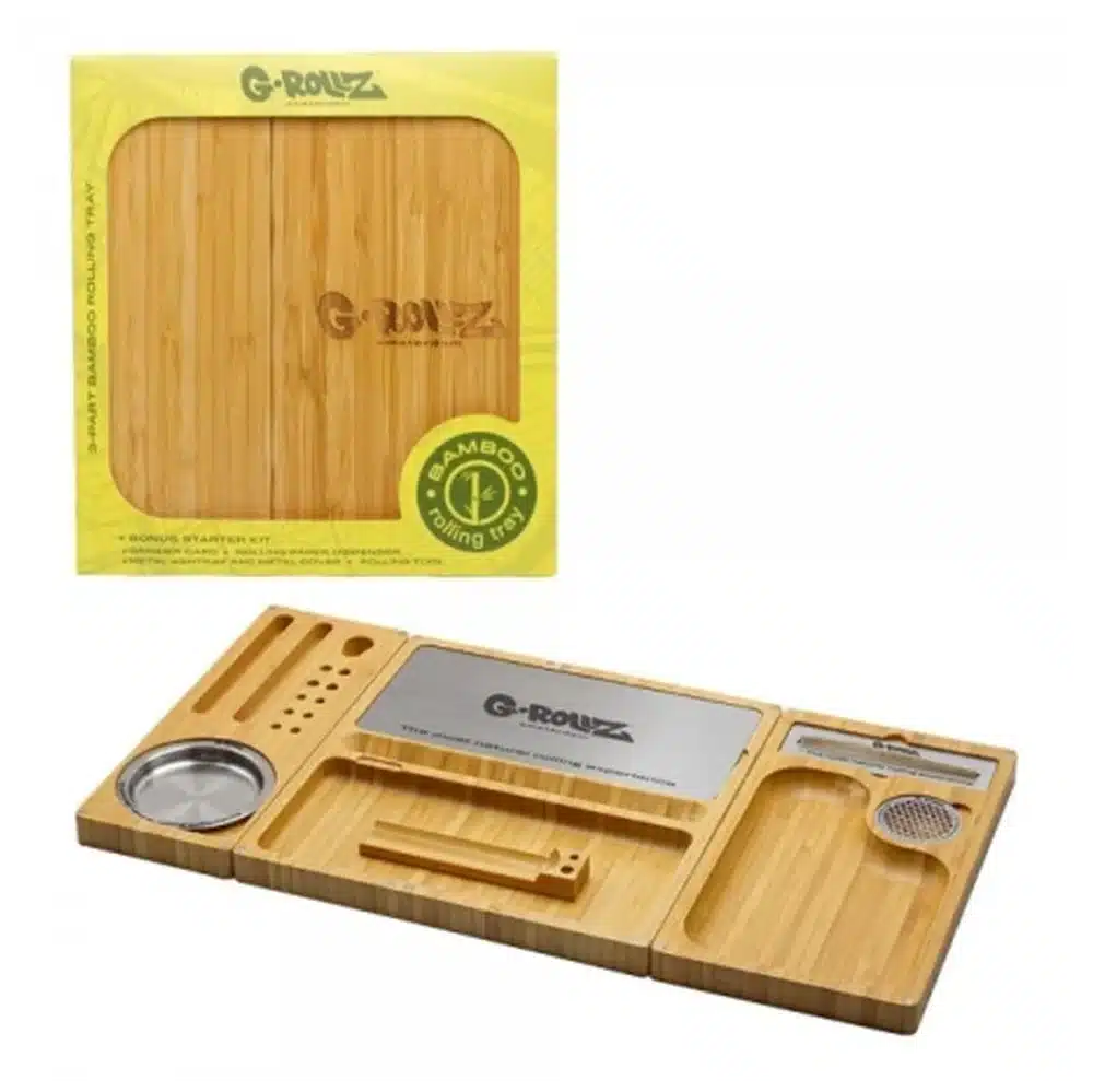 Bamboo Tray 3-Part 26x49cm  5er Gebinde