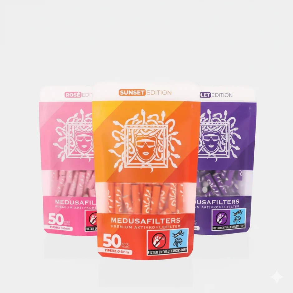 Aktivkohlefilter 50stk  6mm 10er Gebinde