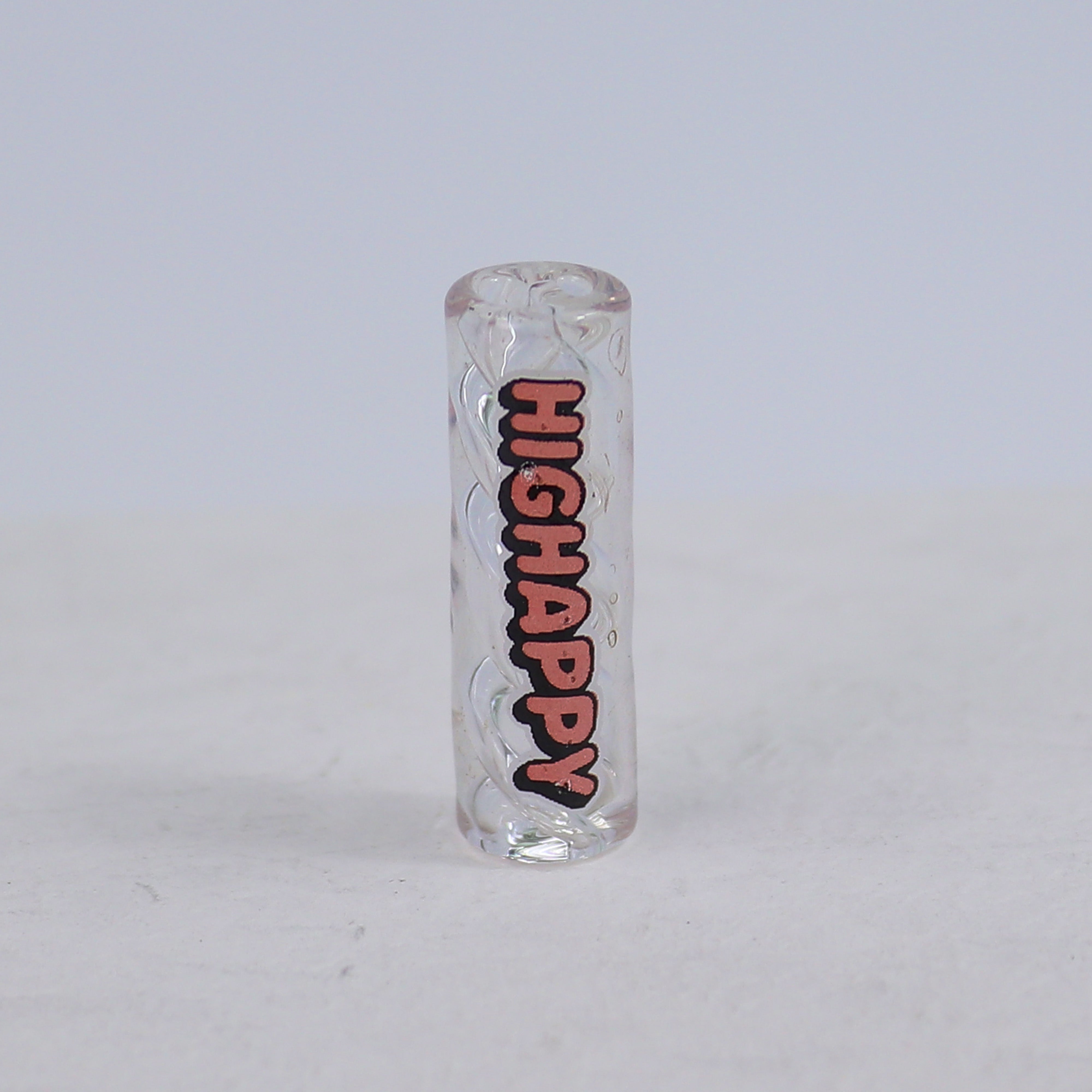 Glasfilter Gewirbelt 8x25mm Transparent 2Kanal 18er Gebinde