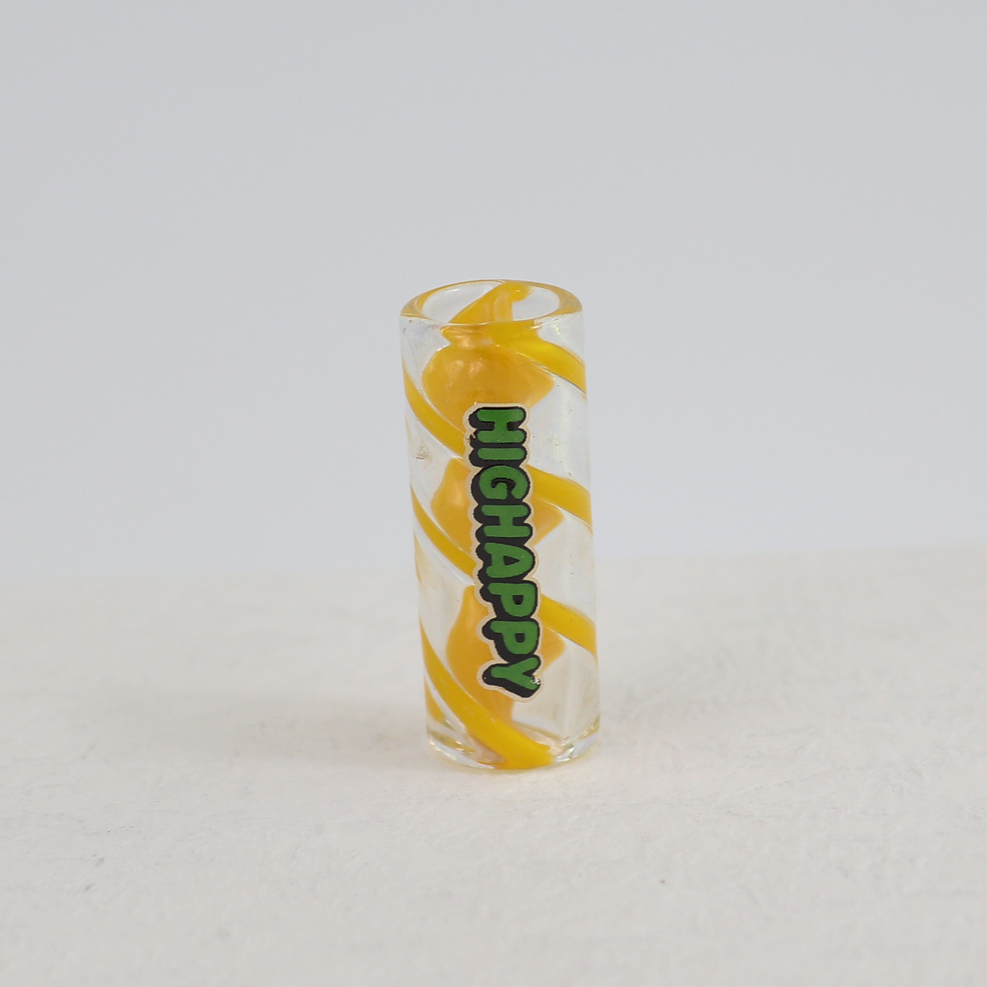 Glasfilter Gewirbelt 12x30mm Gelb 18er Gebinde