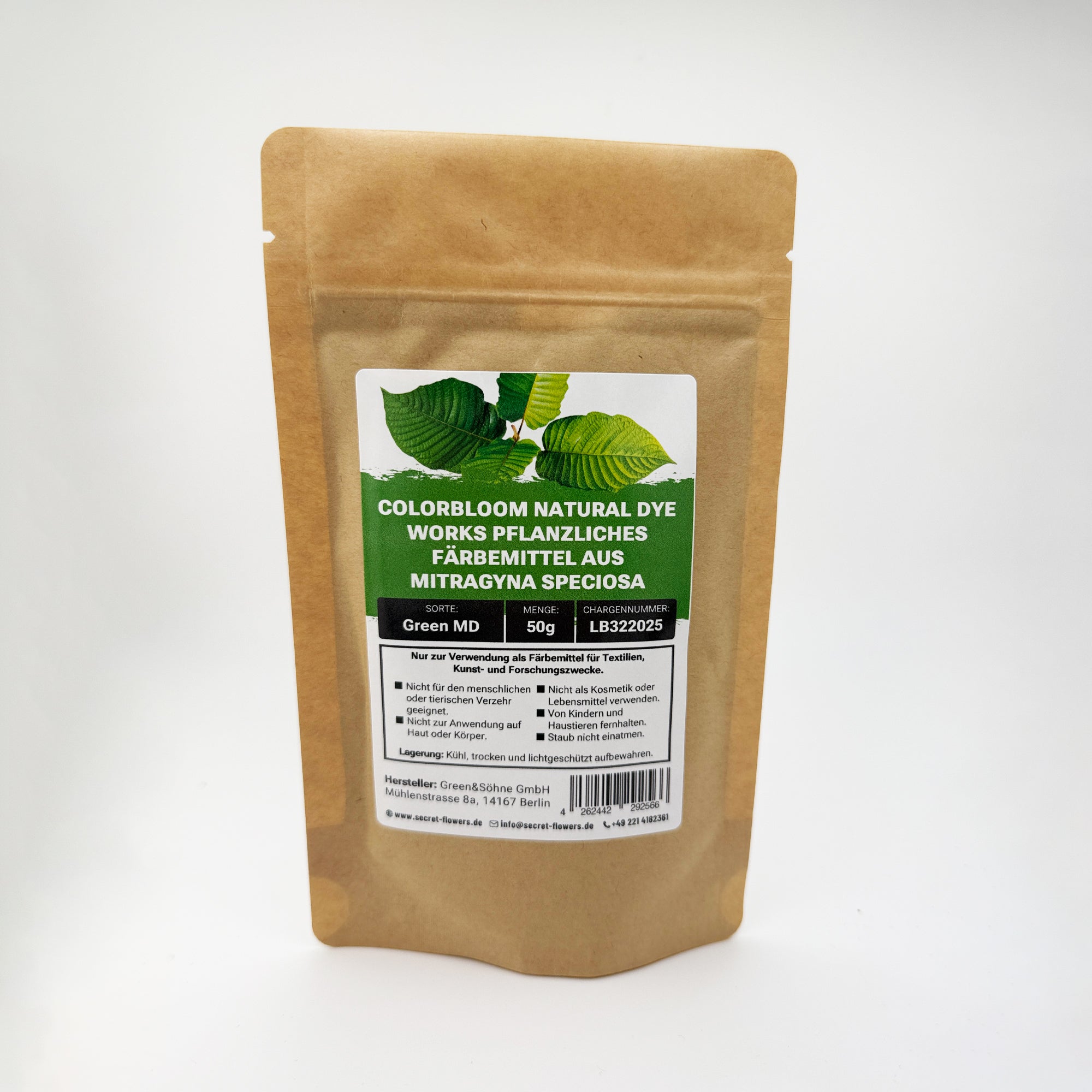 Kratom 50g  Green Maeng Da  5er Gebinde