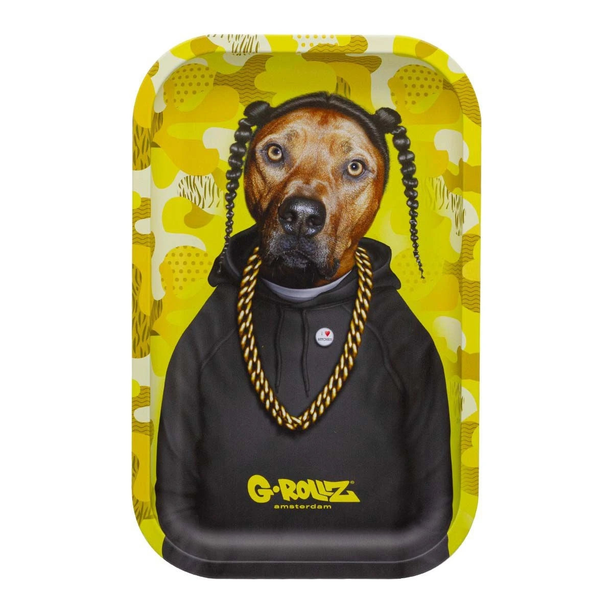 Pets Rock Rap Rolling Tray Gelb