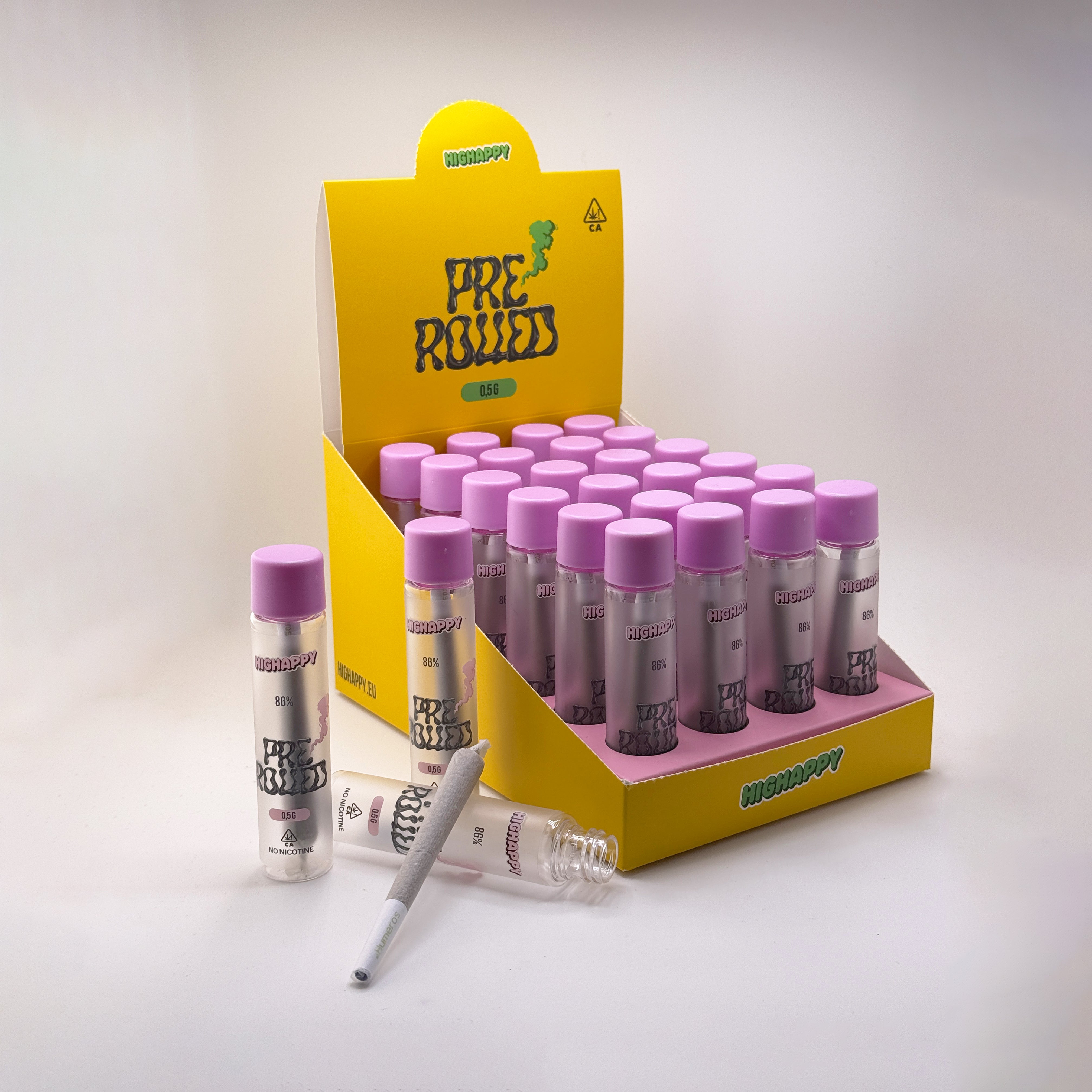 Pre-Rolled Joint mit Tube TAC 24er Gebinde