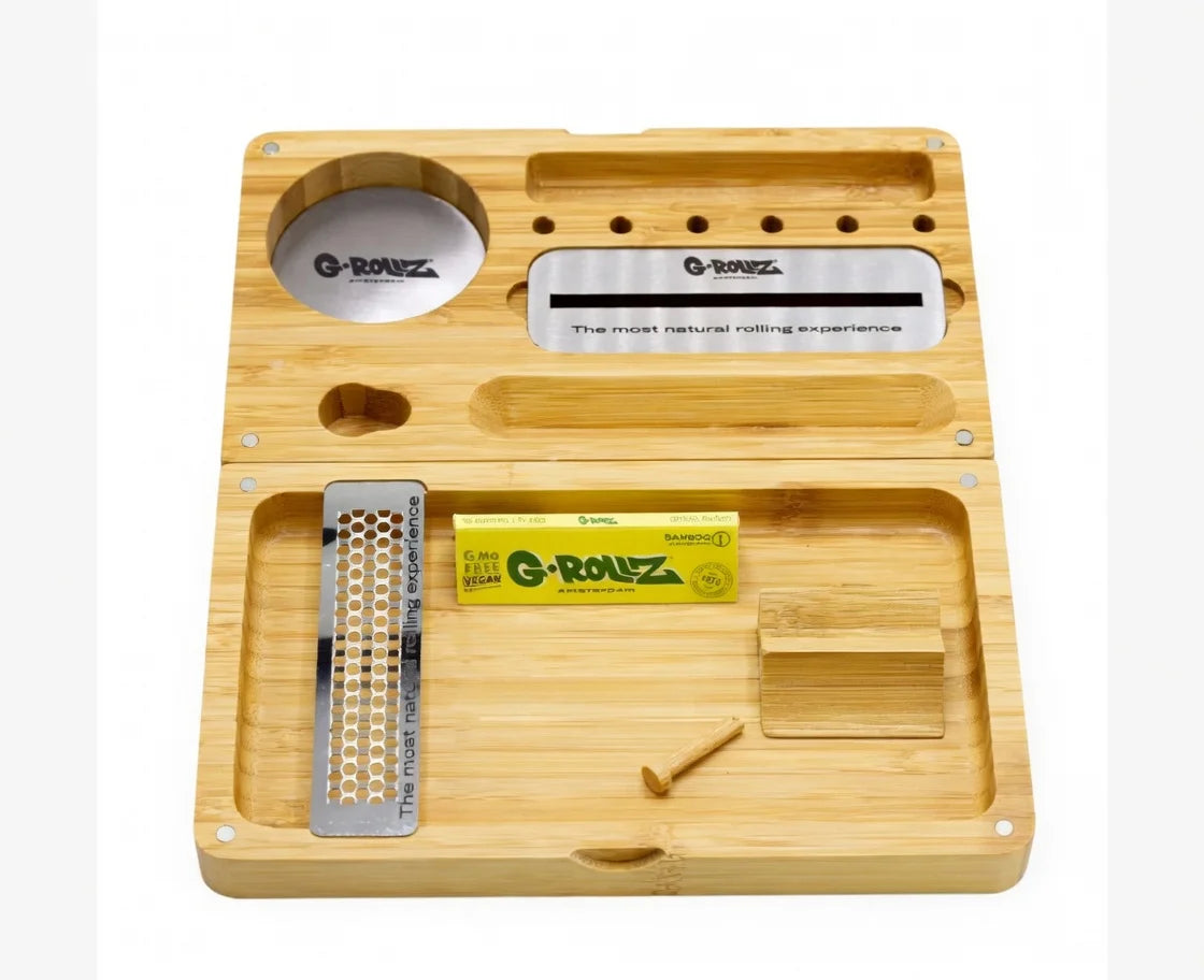 Bamboo Tray 2-Part 22x25cm