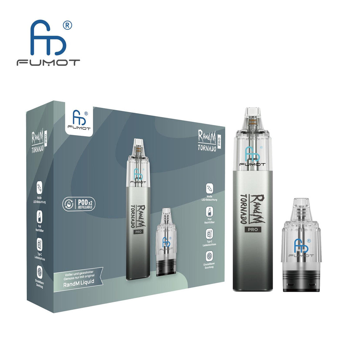 Tornado Pro Basisgerät Schwarz 5er Gebinde