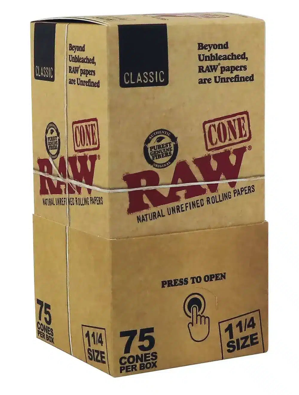 Classic 1¼ Size Cones 75er Pack