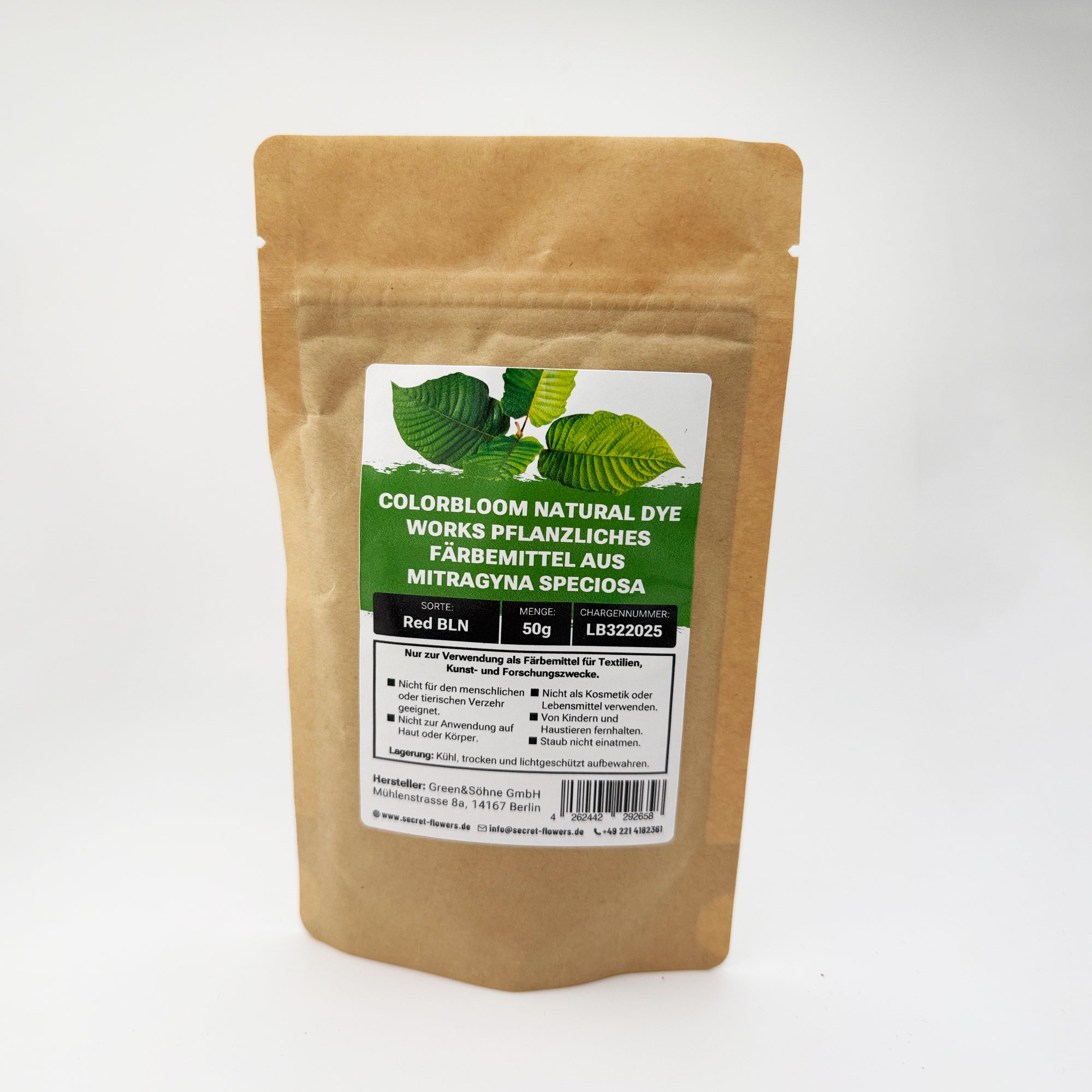Kratom 50g  Red Bali Nano  5er Gebinde