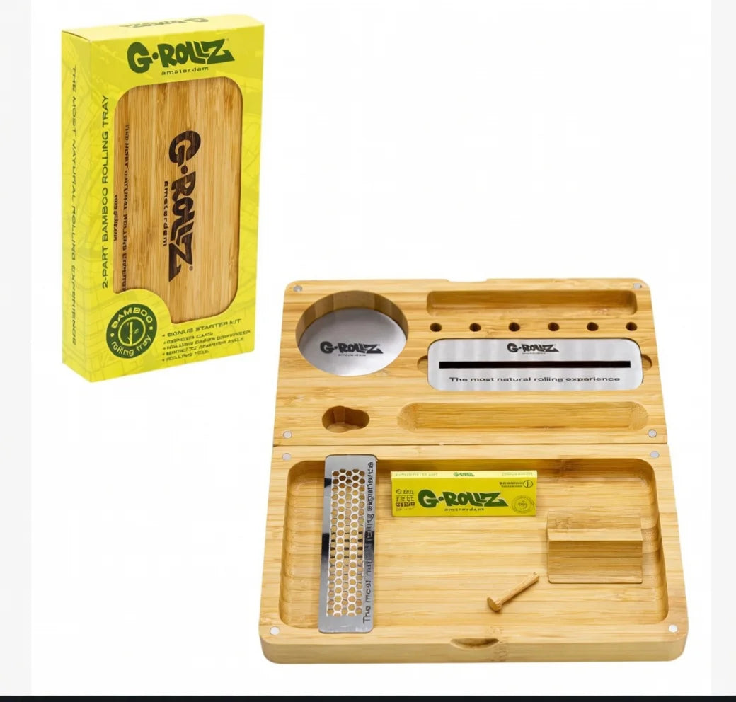 Bamboo Tray 2-Part 22x25cm