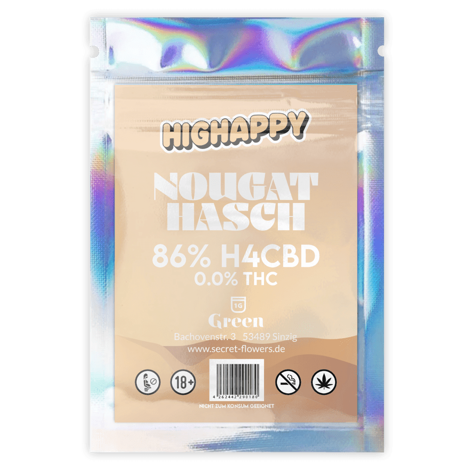 Highappy | Nougat H4CBD Hasch1g | 10 Stück