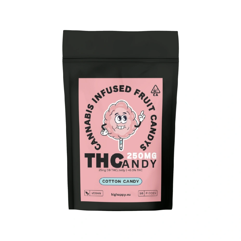 THCandy | Cotton Candy 250mg | 5 Stück