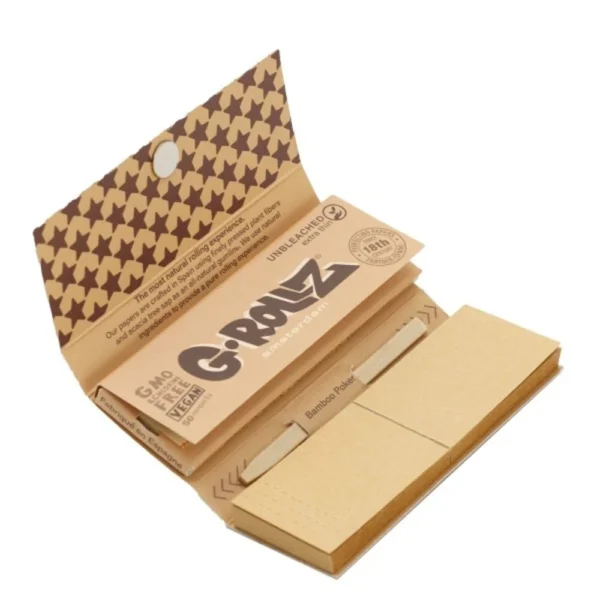 Pets Rock Rap Unbleached 1¼  Papers + Tips &  Poker  24 Stück (3).webp