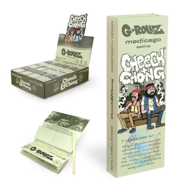 Cheech & Chong™ Sofa Medicago Sativa 1¼ Papers + Tips  24 Stück.webp