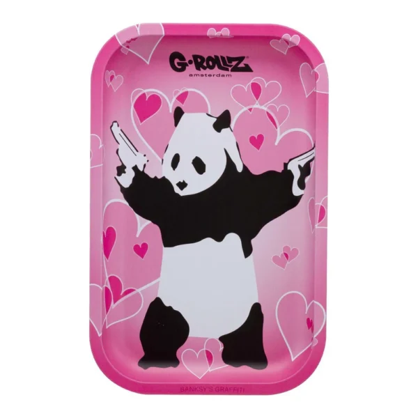 BG3301N G-Rollz  Banksy's Graffiti Panda Gunnin Rolling Tray M online kaufen.webp