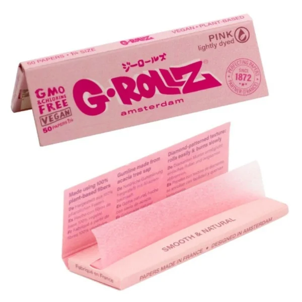 G-Rollz  Amsterdam Lightly Dyed Pink 1¼ Papers_3.webp