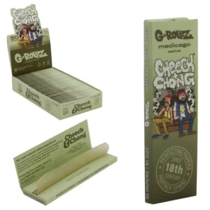 G-Rollz  Cheech & Chong(TM) 'Couch' - Medicago Sativa Extra Thin -50 '1¼' Papers.webp