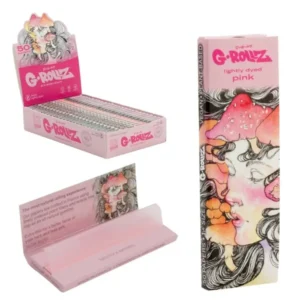 G-Rollz  Mushroom Lighly Dyed Pink 1¼ Papers  25 Stück.webp